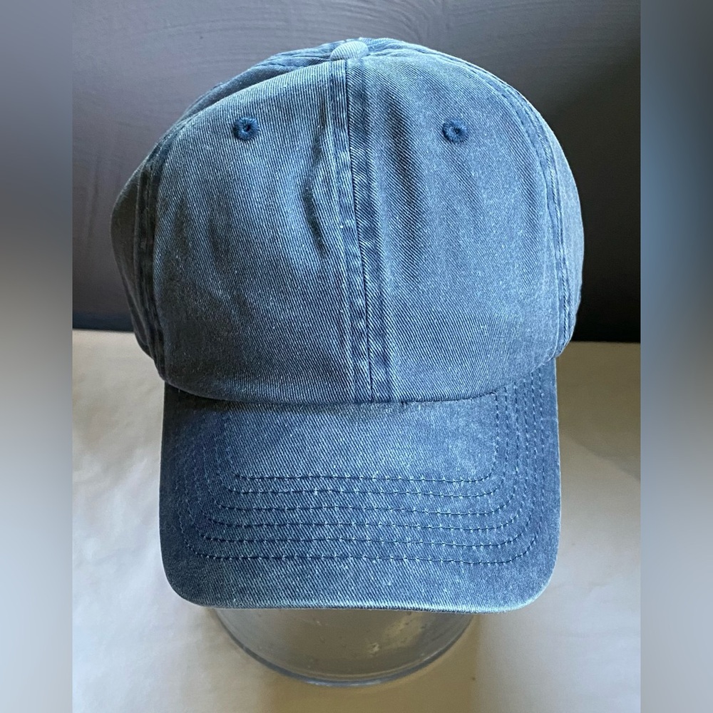 UpWest blue denim adjustable baseball cap / hat- NWT